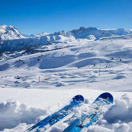 2 Pieces Avec Balcon A La Tania - Skis Aux Pieds - Fr-1-182a-9 *